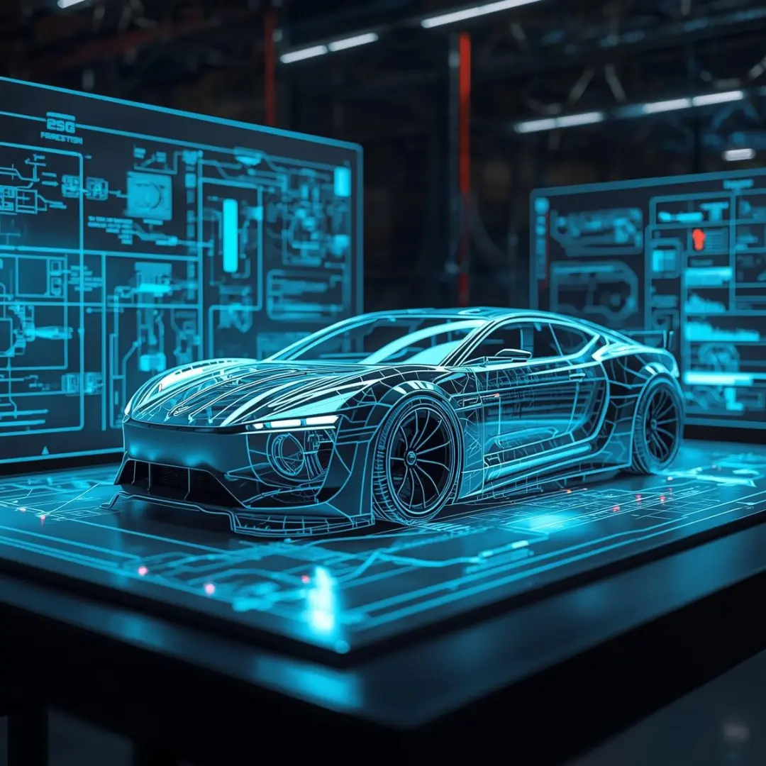 Advanced 3D vehicle modeling project